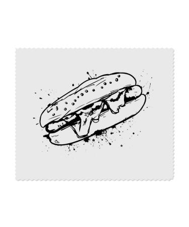 2 x 'Hotdog' Microfiber Lens/Eyeglass Cleaning Cloths (LC00020972)