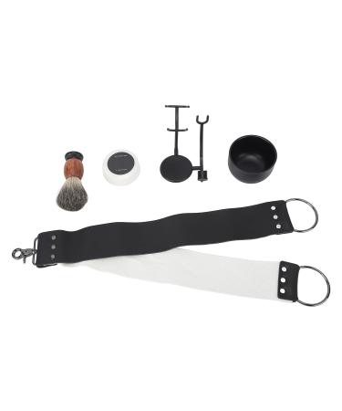 Bartrasierer Holder & Shaving Soap - Premium PU Alloy & Wood Soap Shell for Beard Care | Dry & Safe | International Shipping Available - Buy Online on SooperMarket.com