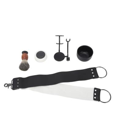 Beard Shaving Tool Set Shaving Brush Set Shaving Holder Shaving Soap Bowl Sharpening Cloth Beard Brush For Salon Home
