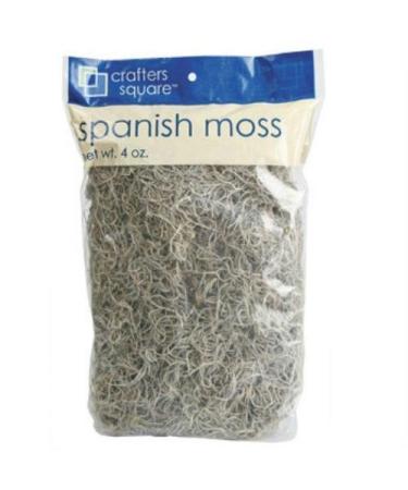 Crafters Square Natural Tone Spanish Moss 125 Cubic Inches (Pack of 2)