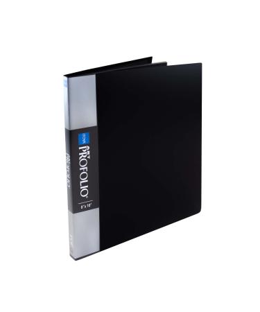 Itoya Art Profolio Portfolio 8-10 Inches Storage Display Book, 24 Sleeves for 48 Views