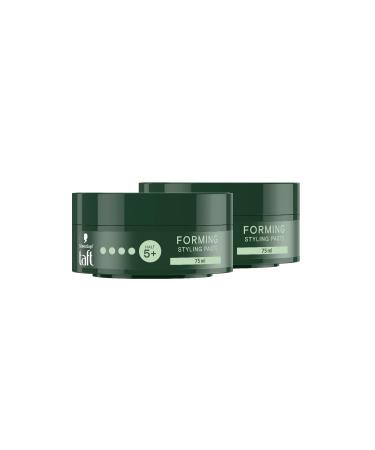 Schwarzkopf Tift Paste Forming (2x 75ml) hair styling paste for unfinished looks gently for hair and scalp vegan styling hair paste 75 ml (2-pack)