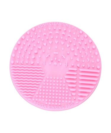 Mikinona Makeup Washing Tool Esponjas Para Maquillaje Makeup Cleaning Brush Hair Washer Scrubber Makeup Sponge 10*10cm Pink