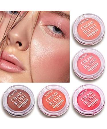 PHOERA Matte Blush Cream - Sweat-Resistant Cheek Blusher Palette in 102 PEACH - Buy Online on SooperMarket.com