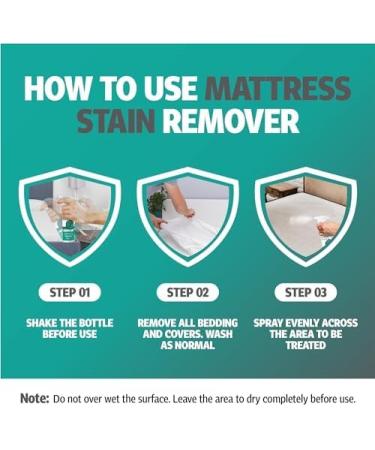 Mattress Stain Remover 500ml - Extra Strong Oxygen-Based Formula Safe for Organic Stains Spray & Leave Non-Damaging User-Friendly Application - Buy Online on SooperMarket.com