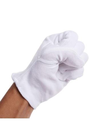 Sevenmye 6 Pairs Moisturizing Cotton Gloves | White Cosmetic & Spa Gloves for Soft Skin - Buy Online on SooperMarket.com