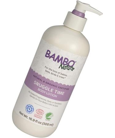 Bambo Nature Snuggle Time Body Lotion 16.9 fl oz - Natural Moisturizer for Baby & Sensitive Skin - Buy Online on SooperMarket.com