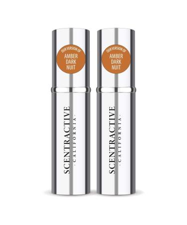 CA Perfume Impression of Christian D. Amber Dark Nuit For Women & Men Replica Version Fragrance Dupes Concentrated Long Lasting Eau de Parfum Spray Refillable Atomizer Bottle 0.17 Fl Oz/5ml-X2 CHRISTIAN D. AMBER DARK NUIT IMPRESSION 0.34 Fl Oz (Pack of 1)