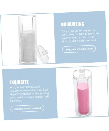 Box Cosmetic Cotton Pad Holder & Swab Storage Rack Groove Design for Organized Beauty Essentials - Buy Online on SooperMarket.com