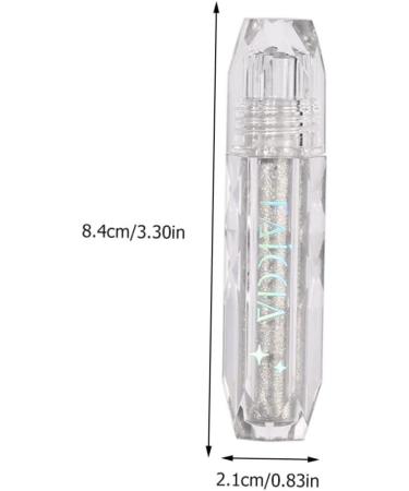 Angoily 2 Pcs Waterproof Liquid Eyeshadow Glitter Eyeshadow Glitter Eye Shadow Highlight Miss Accessories 1 count (Pack of 1) 02#x2pcs - Buy Online on SooperMarket.com