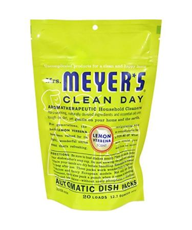 Mrs. Meyer'S Auto Dshwsh Pks Lem Verb 12.7 Oz