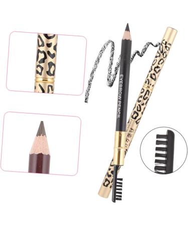 BELLIFFY 2pcs Eyebrow Pencils Eyebrow Pencil Black Eyebrow Brush for Women Double Head Eyebrow Pencil - Buy Online on SooperMarket.com