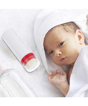 2pcs Portable Baby Talcum Powder Puff Dispenser Bottle - Mini Cosmetic Glitter Jar for Home & Travel - Buy Online on SooperMarket.com