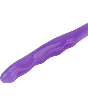 False Teeth Brush Plaque Removal Denture Toothbrush Double Sided Ergonomic Portable Soft Hair for Home Travel for Elderly(Purple) - Buy Online on SooperMarket.com