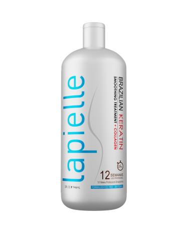 Brazilian Keratin Formaldehyde Free Hair Straightening Treatment - Ideal for Moisturizing Straight Hair and Eliminating Frizzy Hair - 32 oz