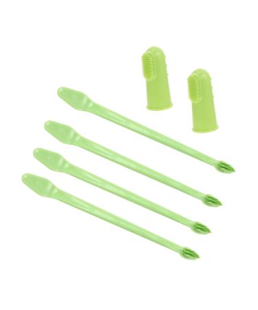 HAPINARY 1 Set Pet Toothbrush Pet Mouth Cleaning Tool Pet Dog Toothbrush Cat Toothpaste Tools Pets Pp