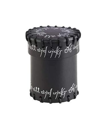 Q WORKSHOP Elvish Black Leather Dice Cup