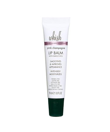Whish Pink Champagne Lip Balm with Bakuchiol - Intensely Moisturizes Soothes & Improves Appearance