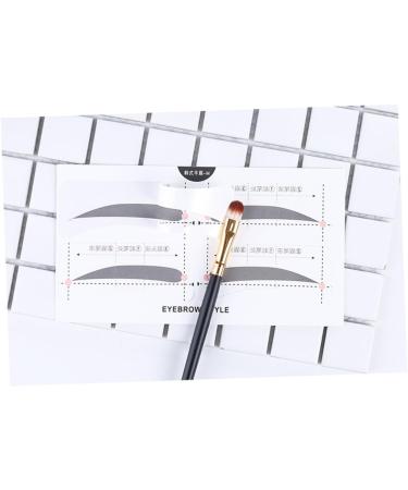 Didiseaon 2 Eyebrow Template with Strap Beauty Eyebrow Makeup Tools Eyebrow Stickers Portable A607 Card - Buy Online on SooperMarket.com