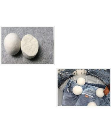ZYWUOY 6Pcs Wool Dryer Balls Reusable Softener Sheep Organic Fabric Wool Dryer Balls Laundry Dryer Sheets Alternative - Buy Online on SooperMarket.com