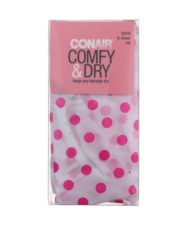 Conair XL Shower Cap - Printed Design | Keep Hair Dry & Protected - Buy Online on SooperMarket.com