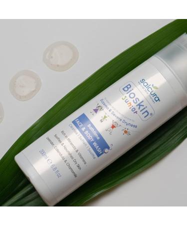 Salcura Bioskin Junior Face and Body Wash 200ml - Gentle Effective Skincare for Sensitive Skin - International Shipping Available - Buy Online on SooperMarket.com