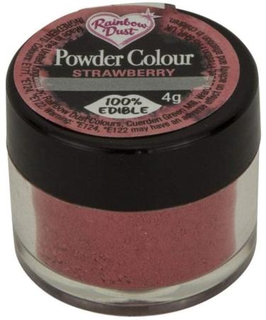 Rainbow Dust Edible Matt Powder Dust Colour 4g Strawberry - Buy Online on SooperMarket.com