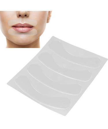 4-part silicone-lip-anti-fold plaster reusable transparent skin fold smoothing plaster smooth silicone pavement for lip and smile folds and fine lines overnight