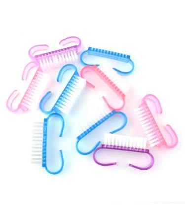 RETON 24 Pcs Handle Grip Nail Brush - Fingernail Scrub Cleaning Brushes for Toes and Nails - Pedicure Manicure Brush for Women Men Girls - Multicolor - Buy Online on SooperMarket.com