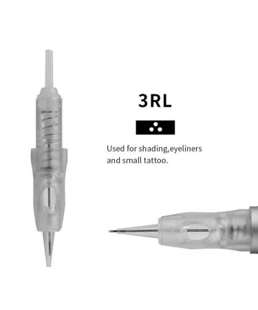 10PCS Intelli Needle Cartridge 3RL - Compatible with Intelli i2 Lady Arrow & Meraki Tattoo Brows Machine | By Mellie Microblading - Buy Online on SooperMarket.com