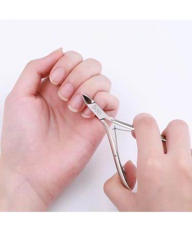 Buy Angelkiss MJQ WXL-05 Nail Skin Pliers & Cuticle Scissors - Professional Stainless Steel Nail Clipper for Fingernails & Toenails - Double Spring Design - Silver - Buy Online on SooperMarket.com