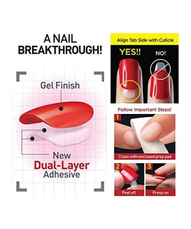 Kiss New York Press and Go False Nails - Instant Press On Fake Nails - Buy Online on SooperMarket.com