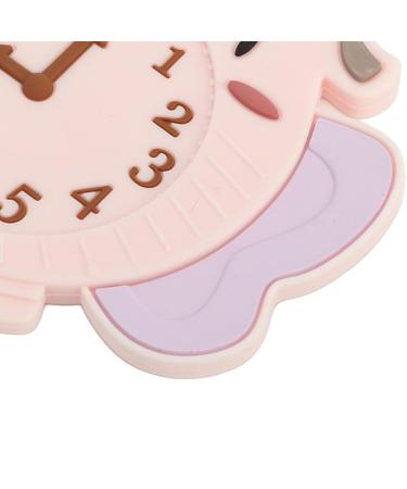 Silicone Infant Teething Toy - Cute Cartoon Sheep Alarm Clock Shape - BPA Free - Buy Online on SooperMarket.com