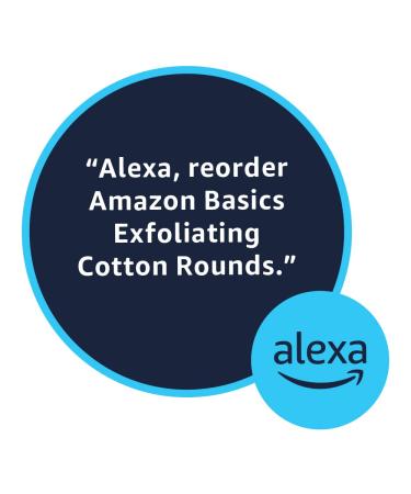 Amazon Basics Exfoliating Cotton Rounds - 100 Count Pack for Gentle Face Cleansing - Buy Online on SooperMarket.com