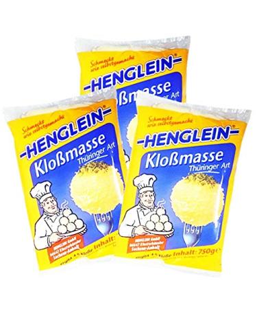 3 x 750g Henglein dumpling mixture (chilled shipping)