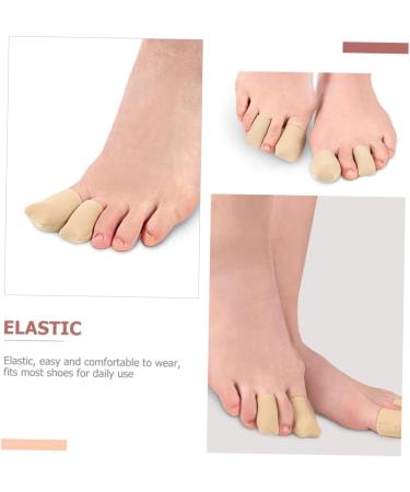 Silicone Gel Big Toe Caps - 2 Pairs Breathable Protective Guards 4x2.5cm - Buy Online on SooperMarket.com