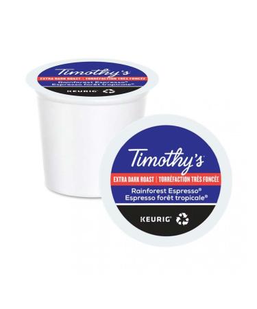 Keurig TIMOTHY'S Rainforest Espresso Extra Bold K-Cup 96 Count