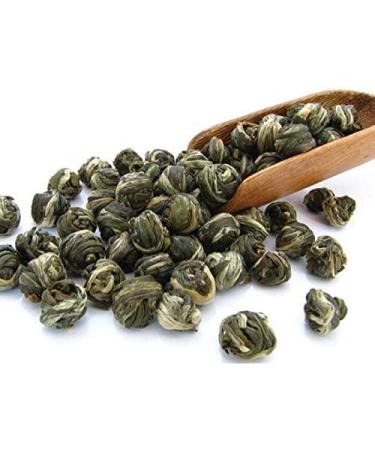 Tealyra - Imperial Jasmine Dragon Pearls - Loose Leaf Green Tea - Jasmine Green Tea with Pleasant Aroma and Tonic Effect - Best Chinese Green Tea - 400g (14-ounce) 400-gram