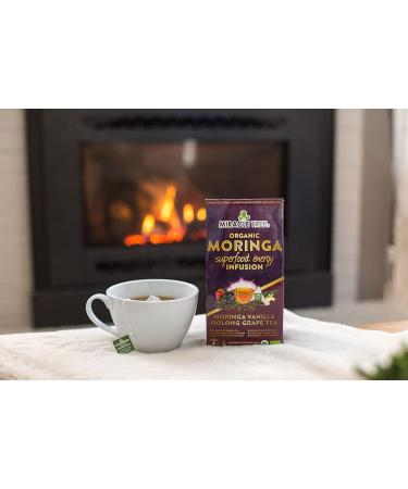 Miracle Tree's Moringa Energy Tea - Vanilla Oolong Grape | Super Caffeinated Blend | Healthy Coffee Alternative  Perfect for Focus | Organic Certified & Non-GMO | 16 Pyramid Sachets Vanilla Oolong Grape 16 Count (Pack of - Buy Online on SooperMarket.com