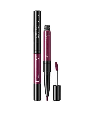 2-in-1 matt lipstick long-lasting multifunctional lipstick do not fade highly pigmented including lip gloss Durable Liquid Lipstick Non-stick Cup Lip Gloss Liquid Lipstick 1 piece (1 Pack) # 11