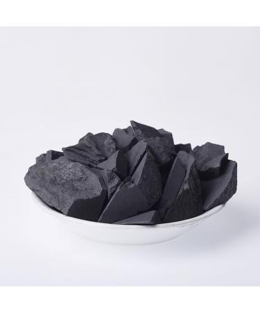 Large Shungite Raw Crystals 1.25-2.0: Natural Healing Stones for Tumbling, Cabbing, Fountain, Decoration - Perfect for Polishing, Wire Wrapping, Wicca & Reiki - Buy Online on SooperMarket.com
