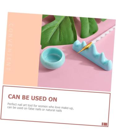 1 Set Nail Art Brush Cup Pen Washing Cup Nail Brush Supplies Nail Art Painting Pen Brush Stand Pens + Pencil Drawing Pens Rack Gel Washing Cups Pen Holder Plastic - Buy Online on SooperMarket.com