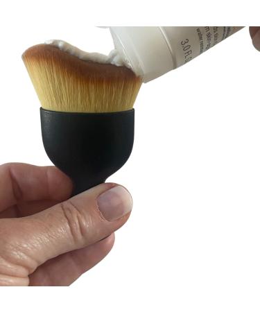 Multi-Use SunScreen Facial Cream Application Brush Soft Full Coverage Applicator With Protective Case