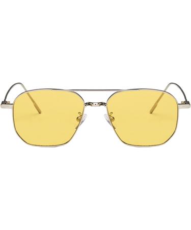 Buy Protective Blue Light Filter Glasses for Kids - Prescription-Free Gaming & Computer Glasses | Oval Design Z1103Z_1 - Yellow - Buy Online on SooperMarket.com
