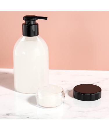Newans 30-Piece Clear Jars with Screw Caps - Ideal for Make-up Creams & Lotions - Transparent 10G10ml Containers with Stickers - Buy Online on SooperMarket.com