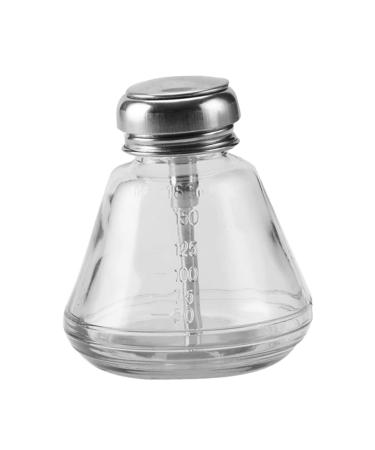 minkissy 1pc Down Pump Bottle Cleanser Pump Bottle Makeup Remover Container Nail Polish Remover Container Push down Pump Dispenser Travel Pump Bottle Dispenser Bottle Pump Type Detergent 180ml As Shown