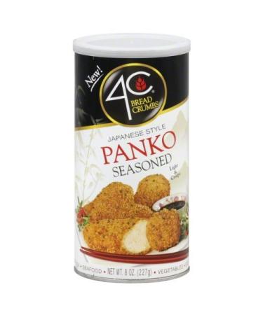 4C 8 Oz. Seasoned Panko Bread Crumbs