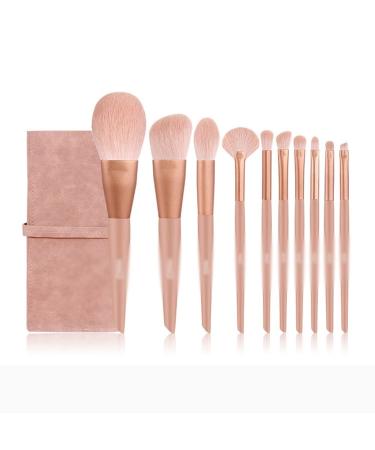 DFHBFG 10 Makeup Brushes Set Full Set of Brushes Blush Powder Eye Shadow Brush 1 D