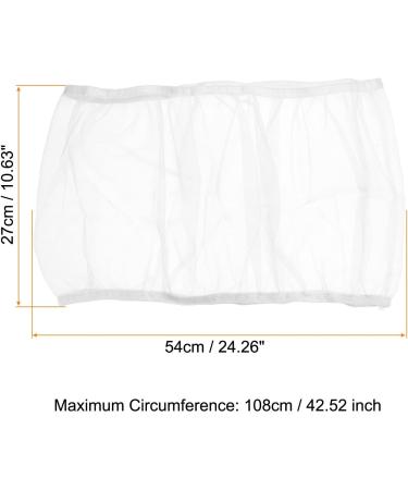 Patikil Adjustable Bird Cage Cover 42.5x10.6 - Universal Soft & Airy Protection for Parrots & Pigeons - White - Buy Online on SooperMarket.com