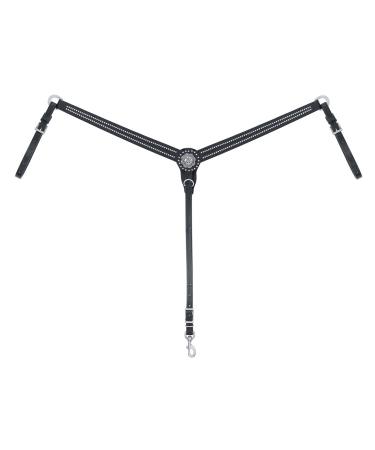 Weaver Leather Back in Black Collection Breast Collar